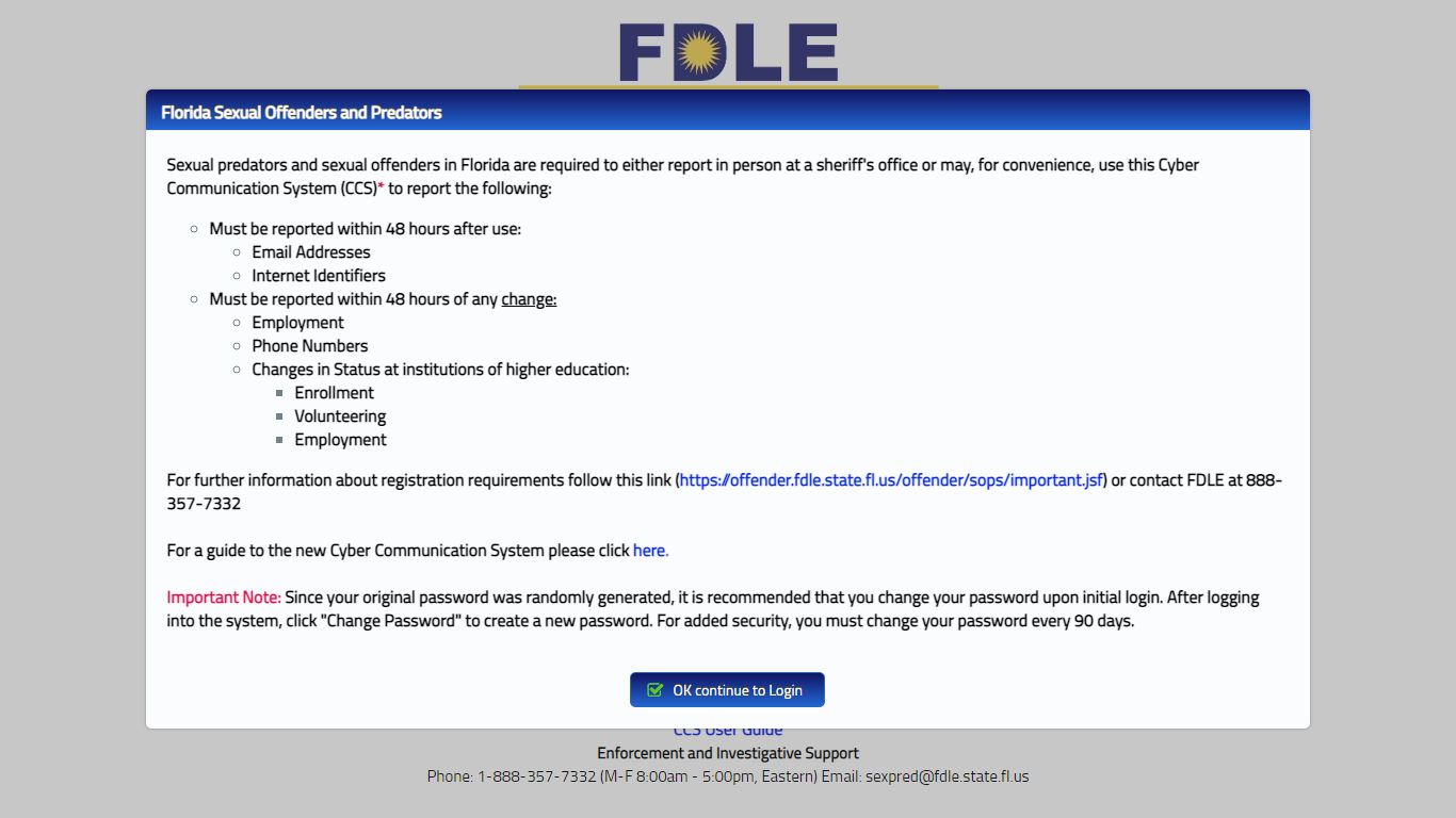 Cyber Communication System | Login Page